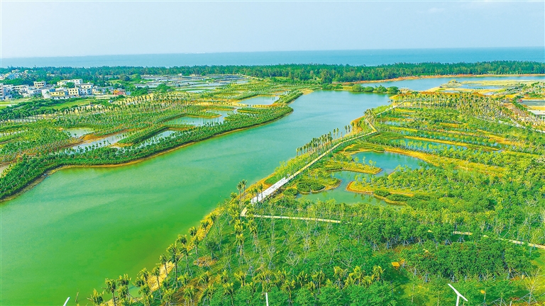 水清岸绿 风景如画