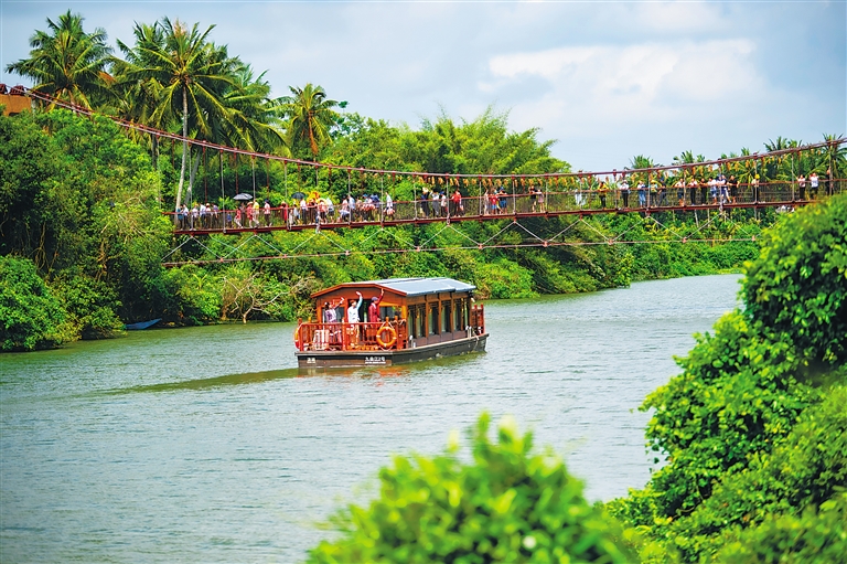 博鳌九曲生态公园开园迎客