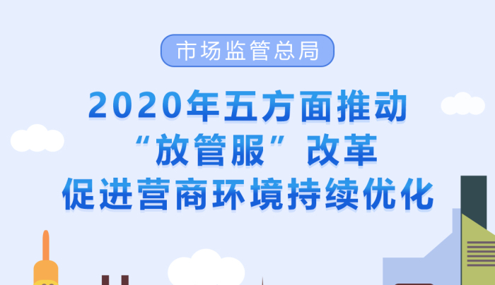 市场监管总局2020年五方面推动 “放管服”改革 促进营商环境持续优化