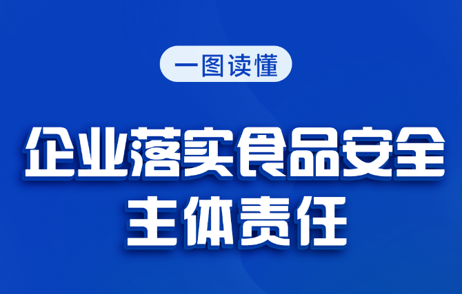 一图读懂 | 企业落实食品安全主体责任