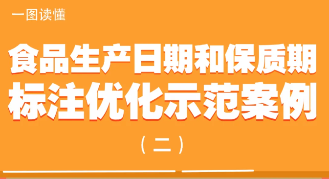 一图读懂 | 食品生产日期和保质期标注优化示范案例(二)