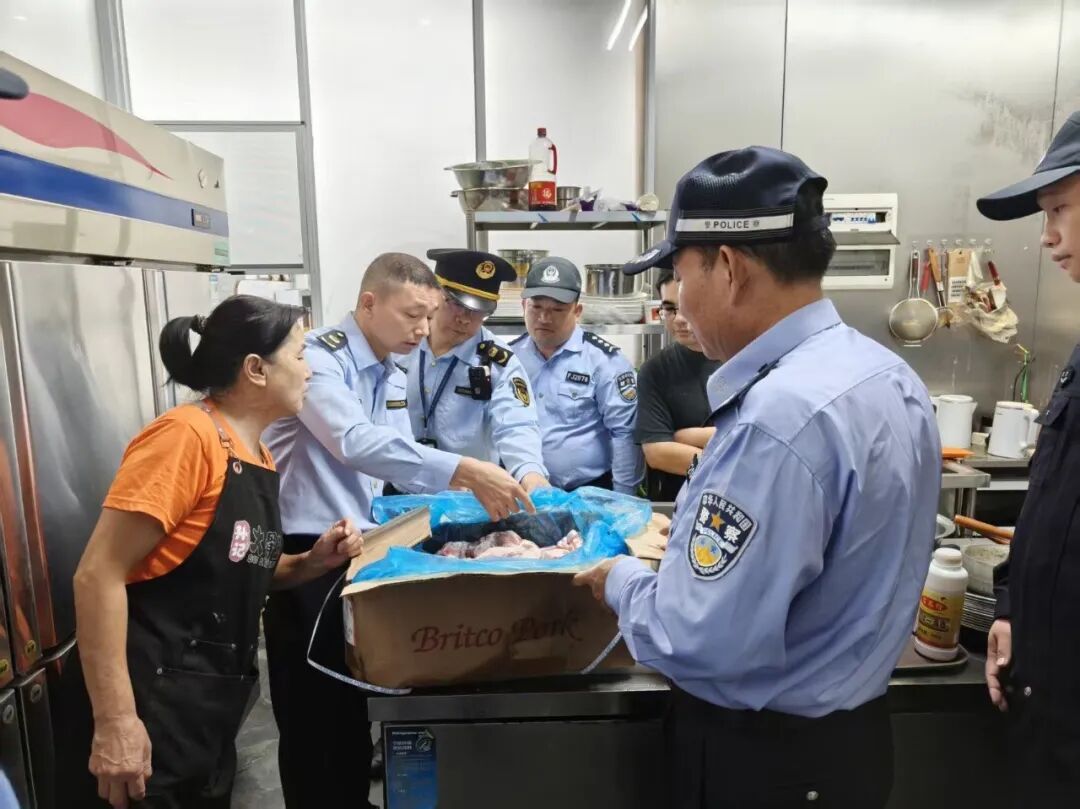 三亚市崖州区多部门联动开展肉制品专项整治，16家餐饮单位被责令整改
