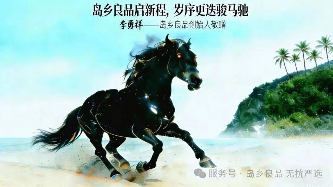 岁序更迭骏马驰 岛乡良品启新程