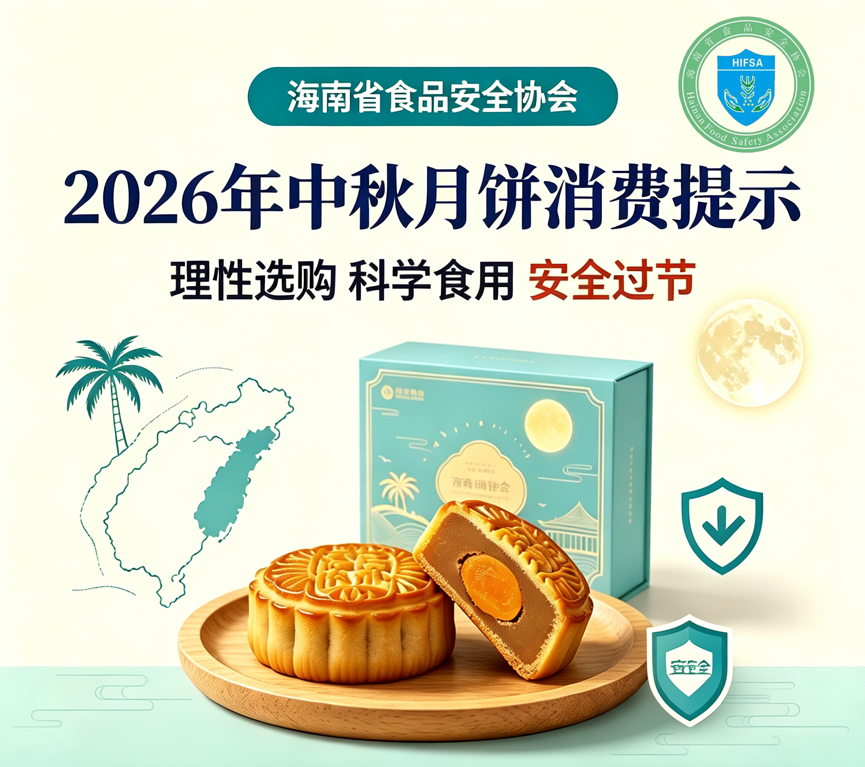 海南省食品安全协会发布关于2026年中秋月饼消费提示